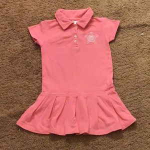 Pink Polo Dress With Secret Service Logo